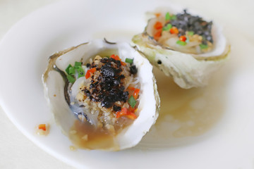 清蒸生蠔