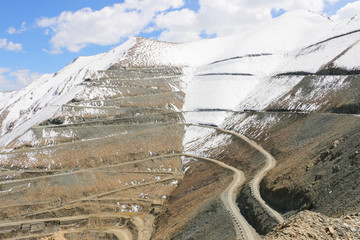 天山別迭里山口盤山路