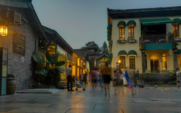 寬窄巷夜景
