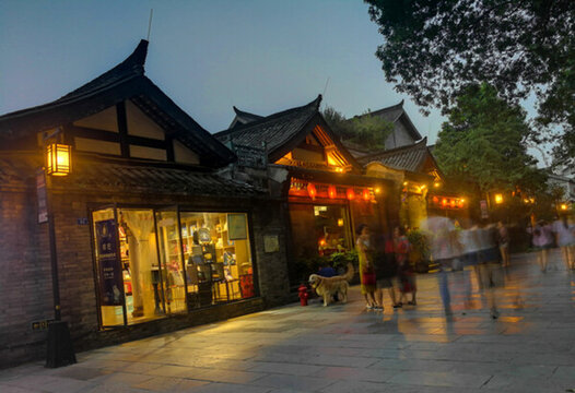 寬窄巷夜景