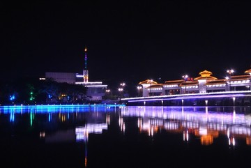 廣漢濱江夜色