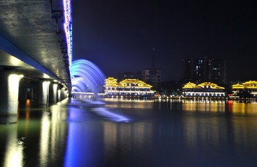 廣漢濱江夜色