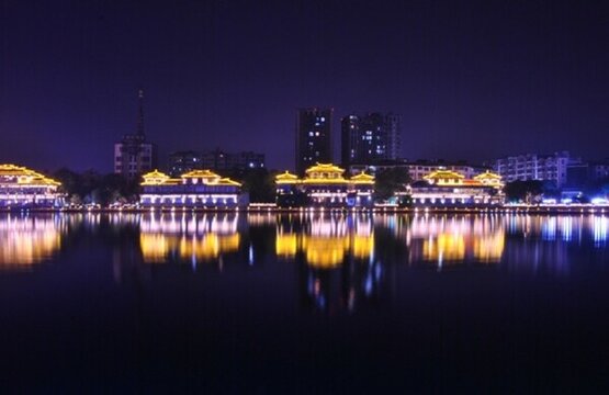 四川廣漢夜色