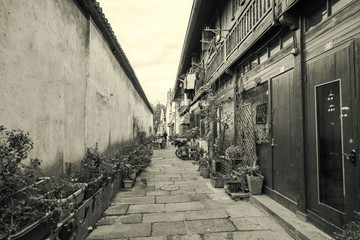 杭州老街街景