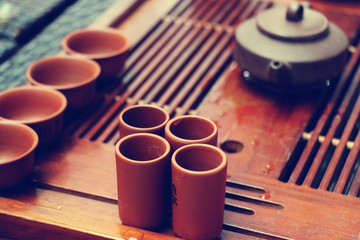茶碗茶杯和茶壺
