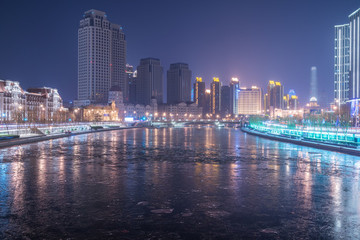 天津城市夜景風(fēng)光