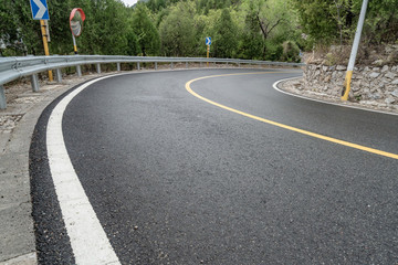 公路路面特寫素材