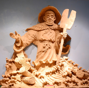 大禹治水雕塑