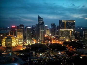 錢江新城夜景