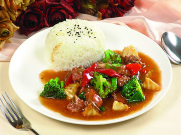 蒜香排骨飯