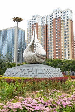 世界旅游城市聯(lián)合會(huì)雕塑