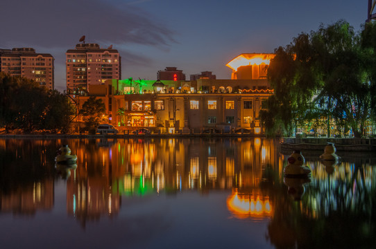 中央公園廣場夜景