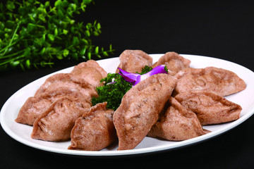 芝麻葉雜糧餃