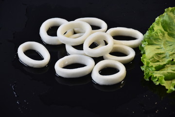 去皮魷魚圈