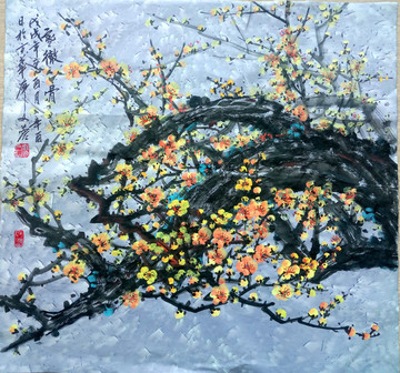 國畫黃梅