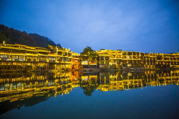 鳳凰古城夜景