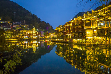 鳳凰古城夜景