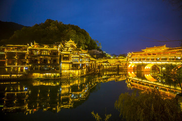 鳳凰古城夜景