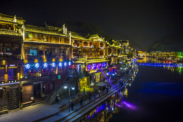 鳳凰古城夜景
