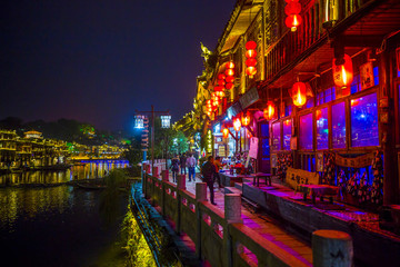 鳳凰古城夜景
