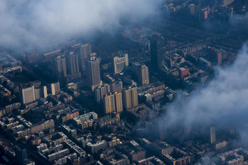 城市上空