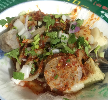 新疆美食特色小吃面肺子