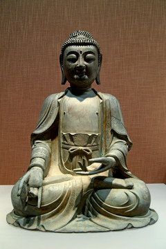 銅鍍金藥師佛像
