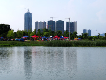 湖景