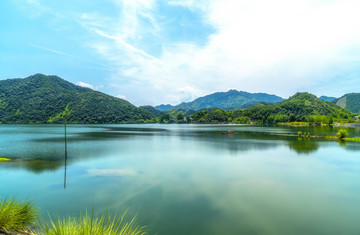 山水风光湖泊美景