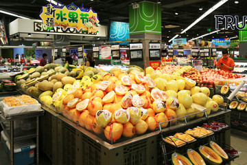 超市水果區(qū)