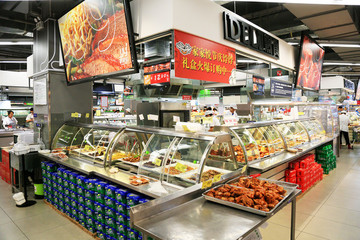 超市熟食區(qū)