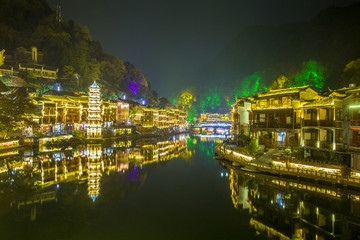鳳凰古城夜景