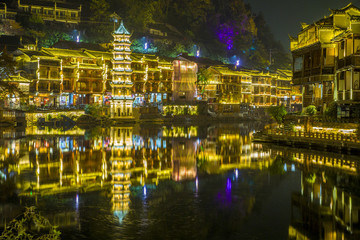 鳳凰古城夜景