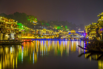 鳳凰古城夜景