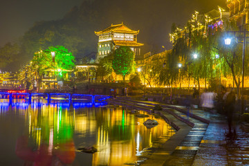 鳳凰古城夜景