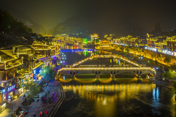 鳳凰古城夜景
