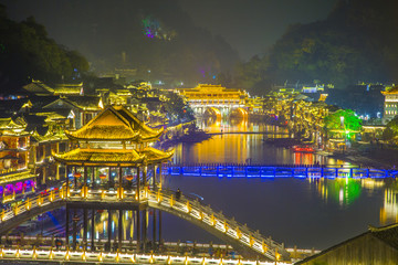 鳳凰古城夜景