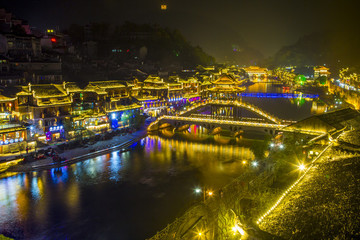 鳳凰古城夜景
