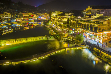 鳳凰古城夜景