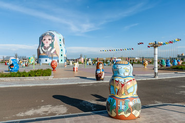 內(nèi)蒙古滿洲里套娃廣場
