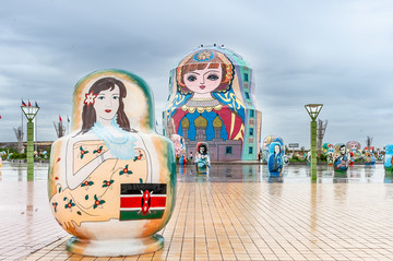 內(nèi)蒙古滿洲里套娃廣場