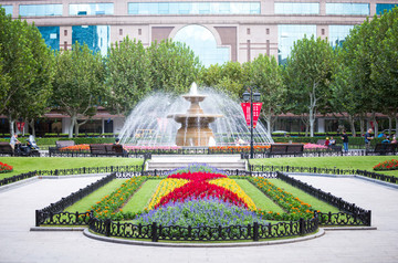 公園噴泉景觀