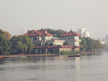 西湖美景之秋景