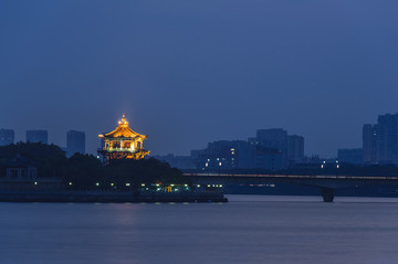 廣東潮州韓江鳳凰臺(tái)夜景
