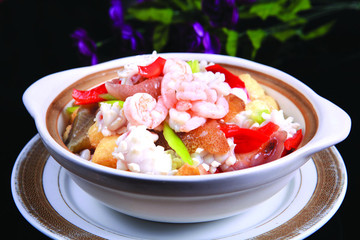 三鮮豆腐煲