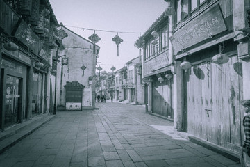 江南古鎮(zhèn)復(fù)古照片