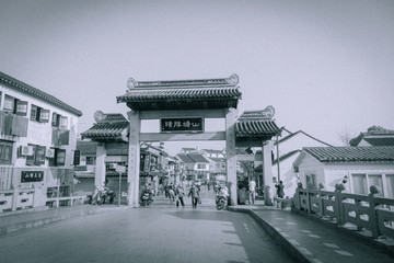 古鎮(zhèn)老街復(fù)古照