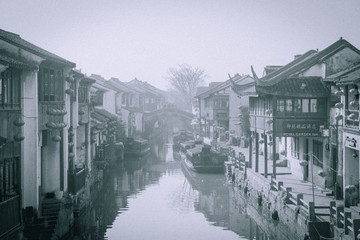 江南水鄉(xiāng)民居老照片
