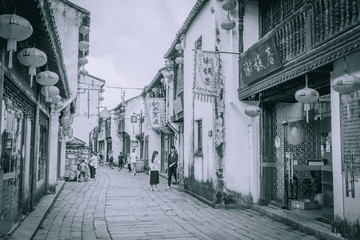 蘇州山塘老街復(fù)古照