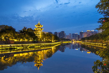 成都標志性建筑望江樓